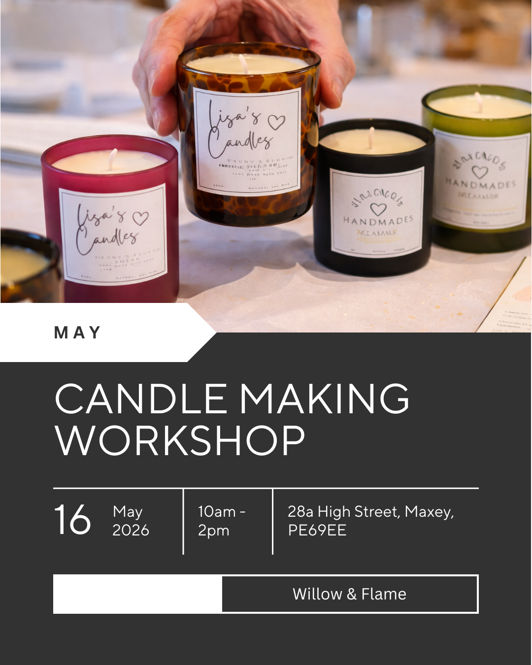 Candle Making Workshop - 16th May 2026