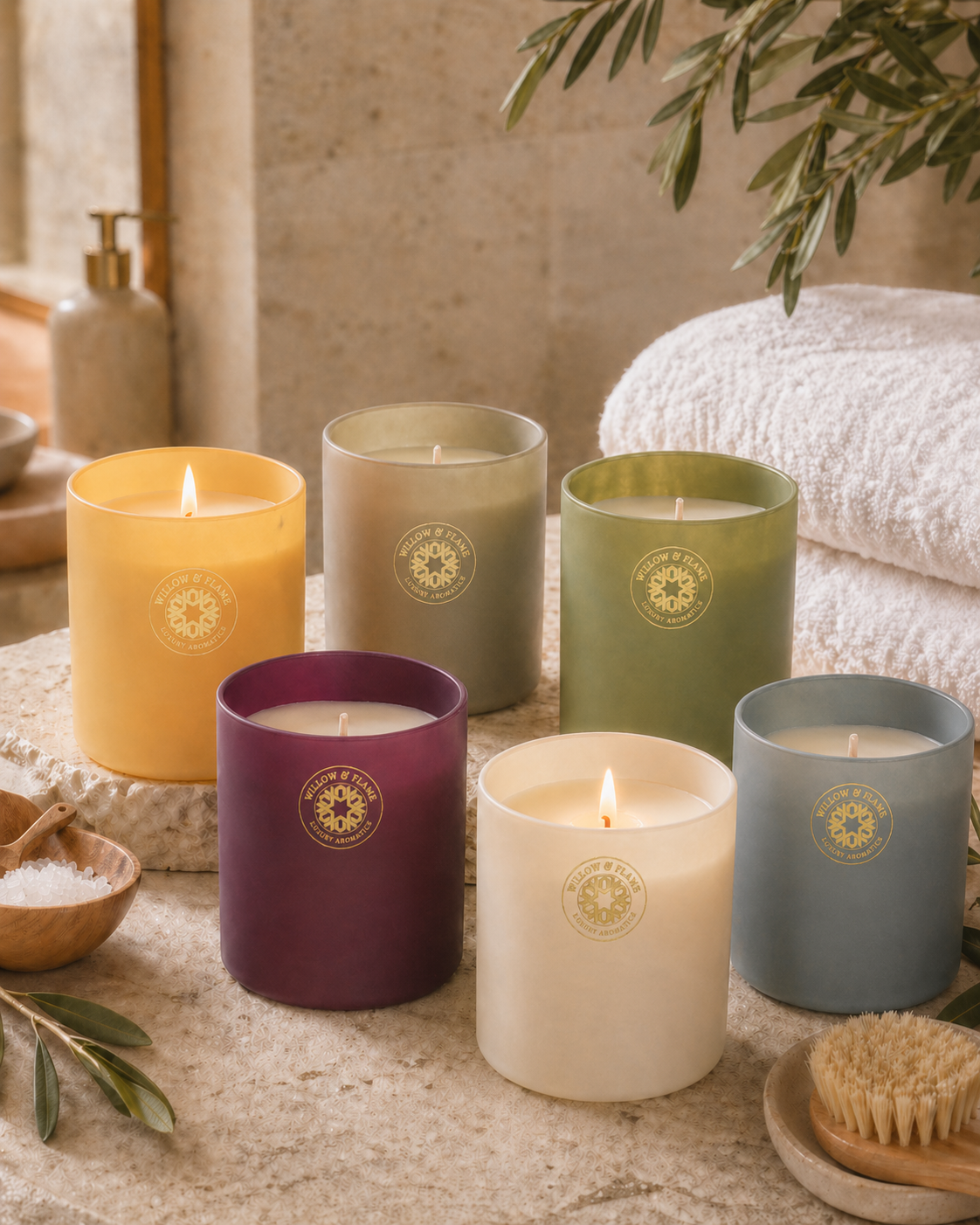 Willow & Flame Monthly Subscription Extra Large Candle 400g (60+ hour burn time)