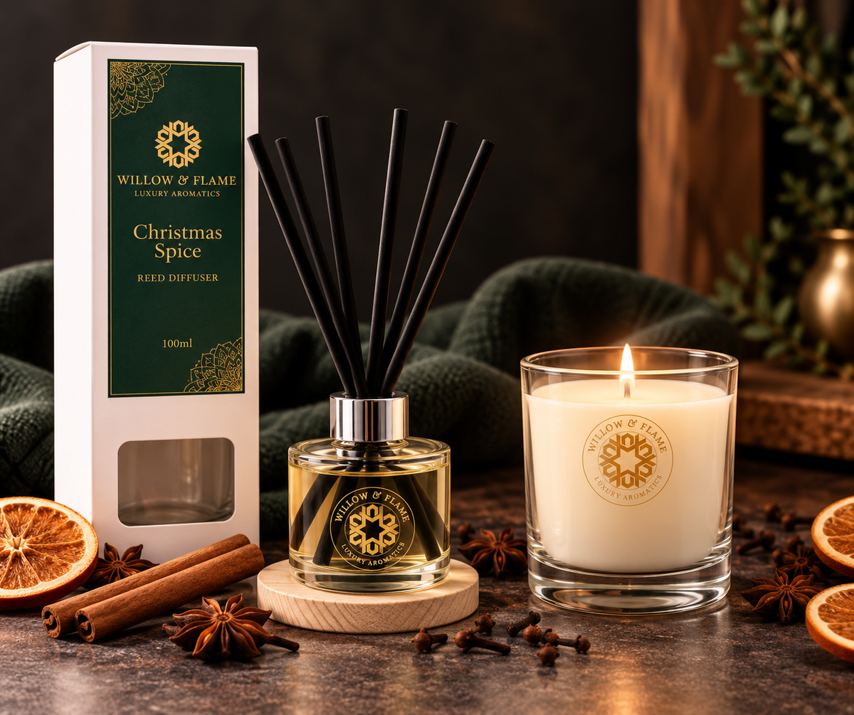 Christmas Spice Reed Diffuser & Candle Set
