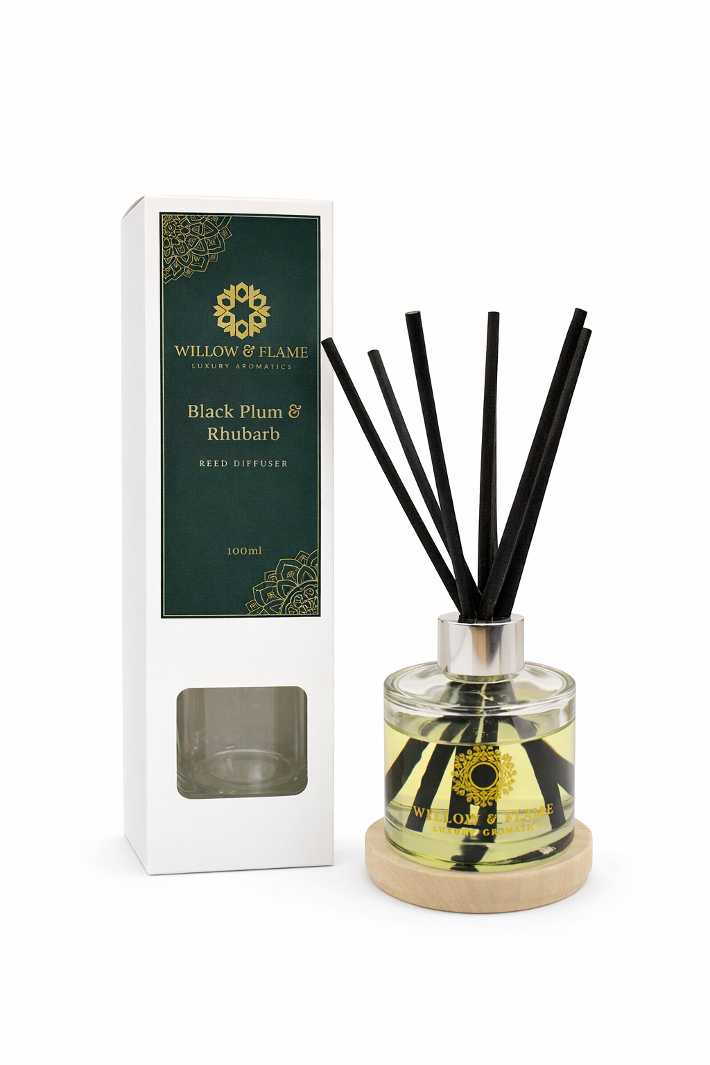 Black Plum & Rhubarb Reed Diffuser - 100ml