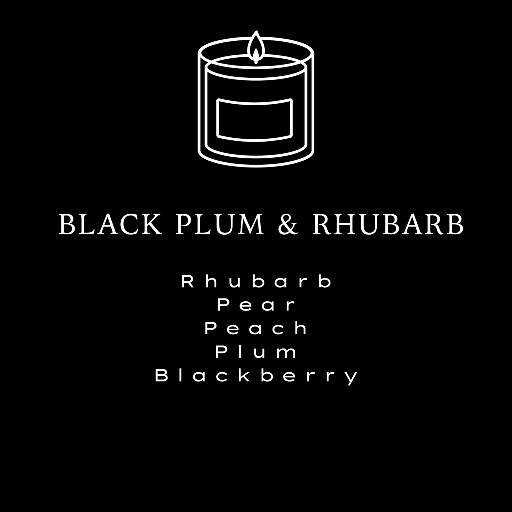 Black Plum & Rhubarb Candle