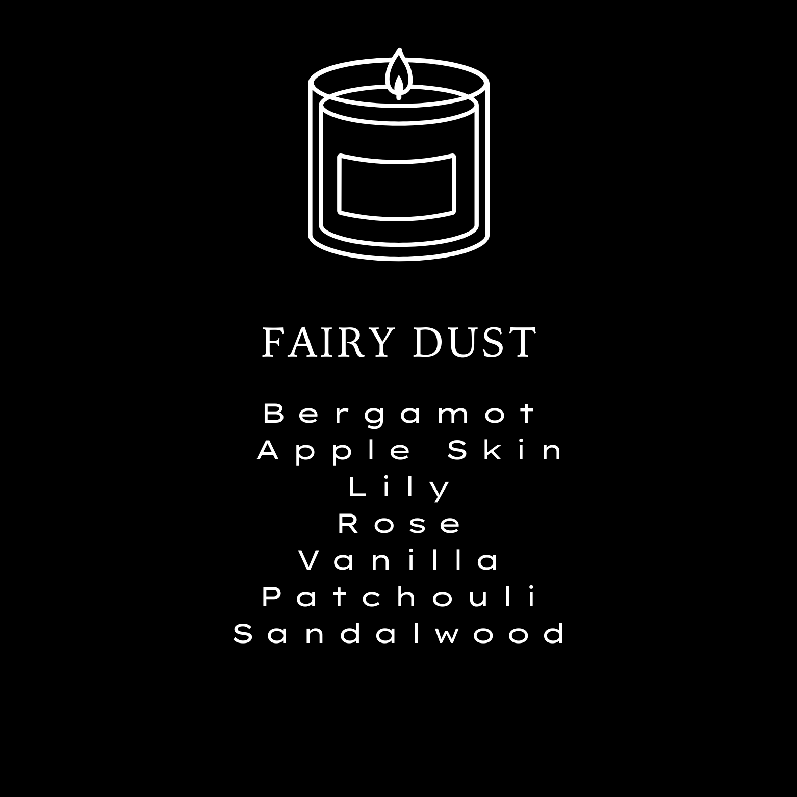 Fairy Dust Candle