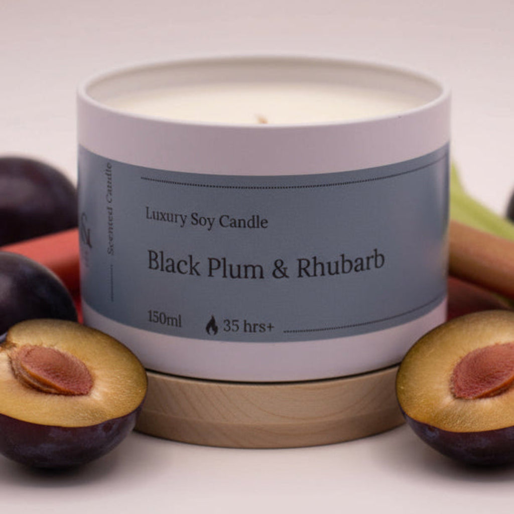 Black Plum & Rhubarb Candle