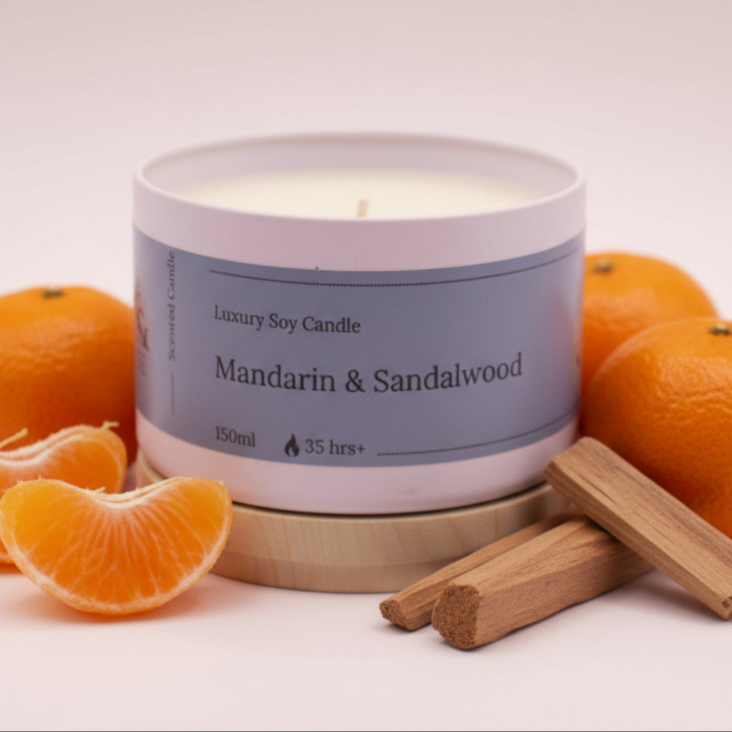 Mandarin & Sandalwood Candle