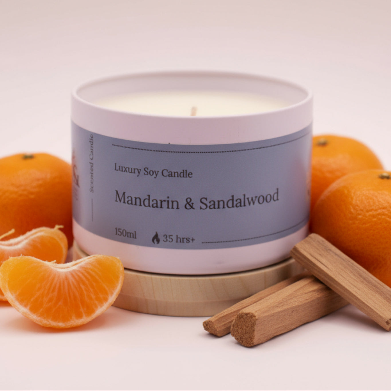 Mandarin & Sandalwood Candle