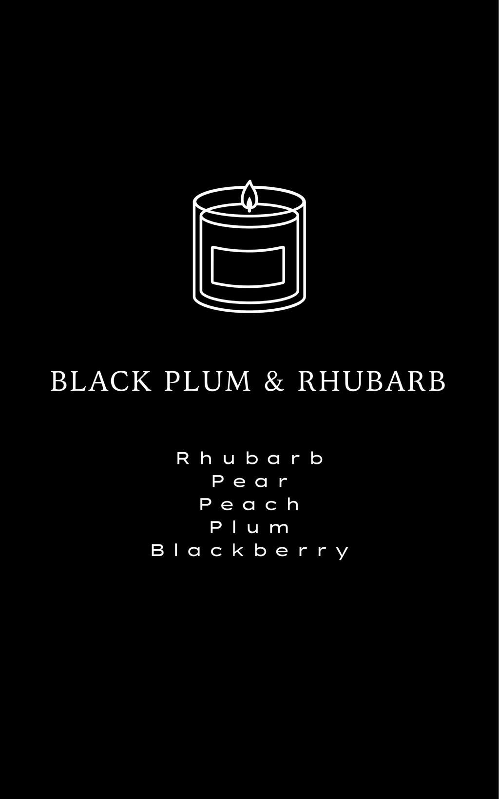 Black Plum & Rhubarb Reed Diffuser - 100ml
