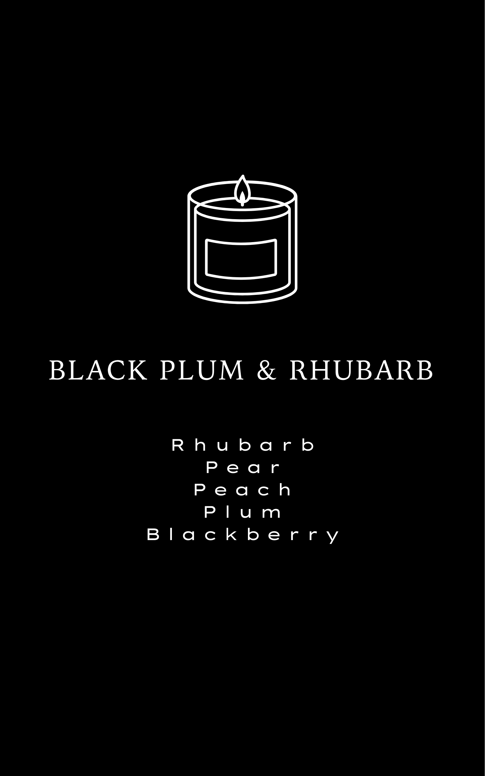 Black Plum & Rhubarb Reed Diffuser - 100ml
