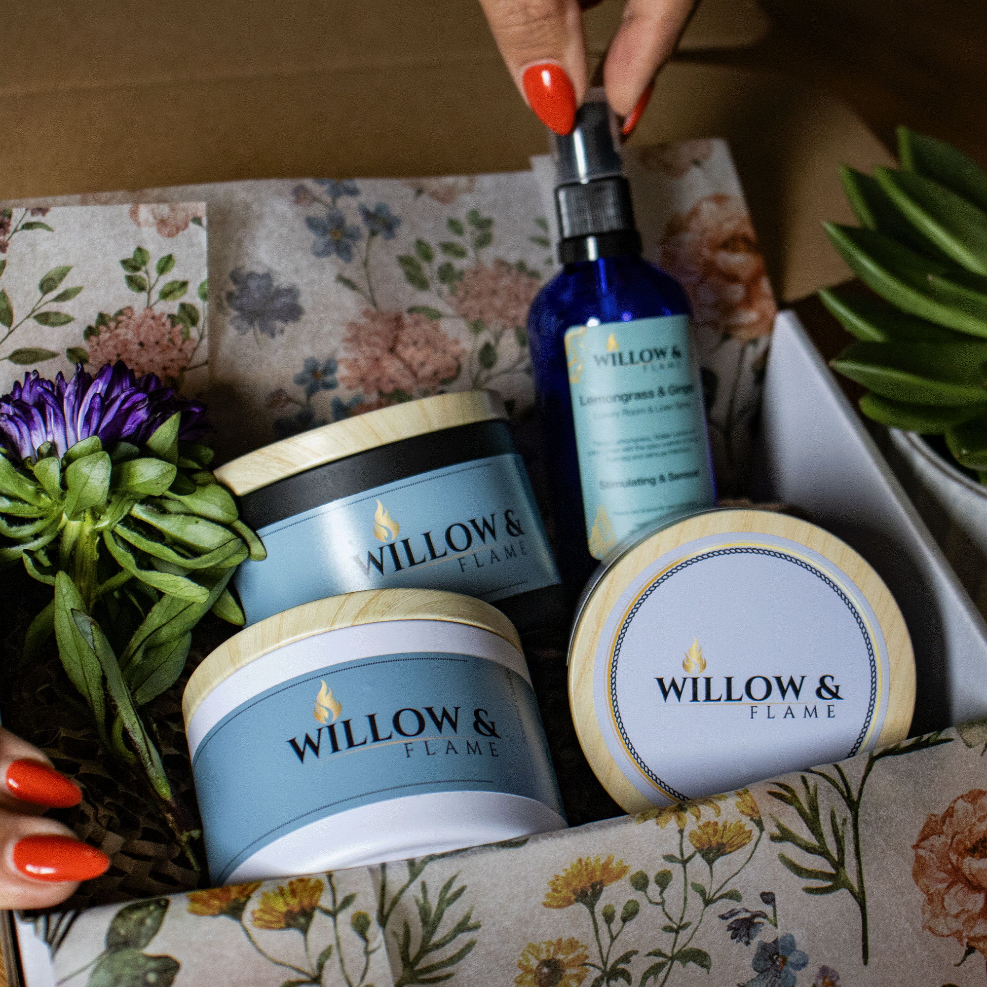 Willow & Flame Seasonal Subscription Candle Box