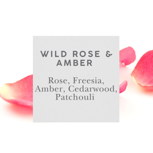 Wild Rose & Amber Candle